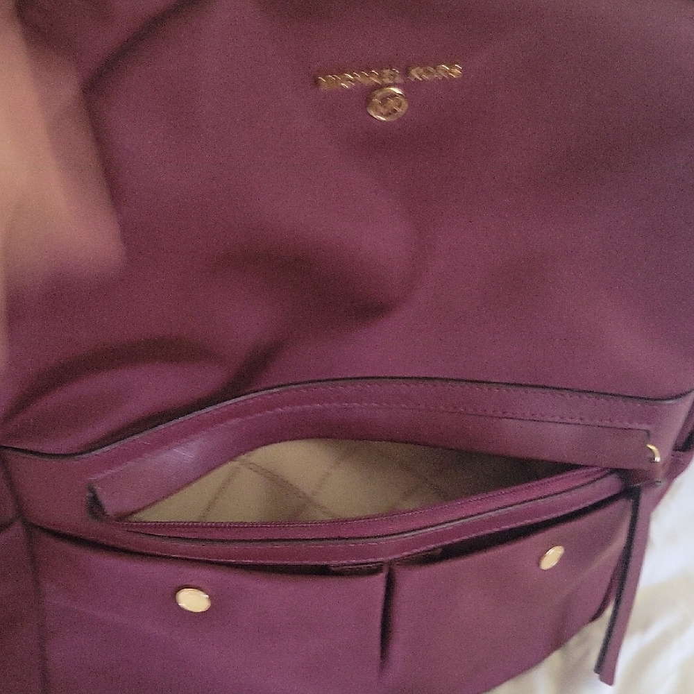 Michael Kors Deep Wine Backpack - image 12